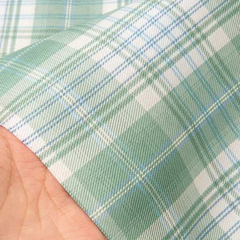 150cmx50cm poliester bumbac diagonal verifica pânză fire vopsite Scoțiană în carouri tesatura pentru haine de saci de îmbrăcăminte JK fusta Plisata uniformă