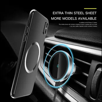 15W Nou Magnetice Încărcător pentru iPhone 12 Pro Max mini Magsafe Suport Auto Încărcător Wireless de Încărcare Auto suport de telefon Suport 2 In 1