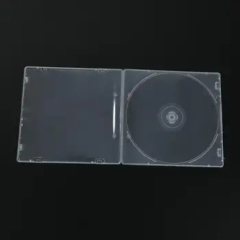 1buc Clar 5.2 mm Singur CD-uri DVD-R CDR dvdram-ului de Disc PP Poli Caz de Plastic Exterior Maneca