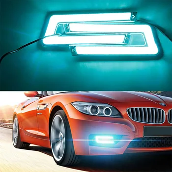 2 buc Masina de Semnal Lumini DRL LED-uri Auto Led Ultra Subțire Impermeabil de tip U de Înaltă definiție Cob Universal Daytime Running Light