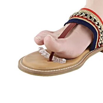2 Buc Non-alunecare Tălpi Autocolant pentru Tocuri Flip Flop Sandale Silicon Femei Elegante Auto-adeziv Foot Patch Gel Antepiciorului Pad