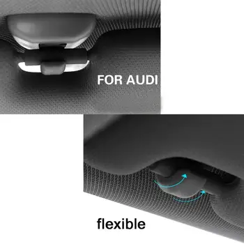 2 Pc-uri Auto Parasolar Fixare Cârlig Auto Parasolar Fixare Clip suport Suport pentru Audi A6 C5 A4L A6L Q5 Q3 A5 C6
