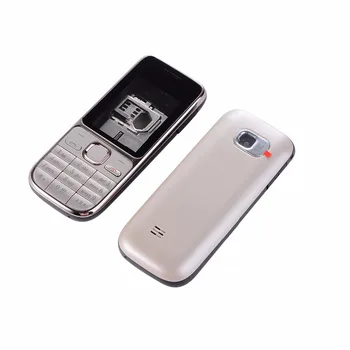 20 buc Locuințe Complet Acoperi Caz Pentru Nokia C2-01 Capacul Carcasei Cu ebraică, rusă, engleză Tastatură