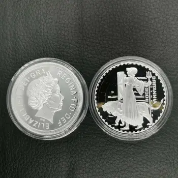 2001 Zeita din Bretania Monede de Metal Placat cu Monedă Comemorativă Insigna medalie pentru colectarea Arte Cadouri Suveniruri