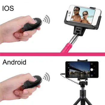 2021 compatibil Bluetooth Control de la Distanță Buton Wireless Controller Self-Timer Camera Stick de Eliberare a Declanșatorului de Telefon Monopod Selfie