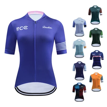 2021 Femei Ciclism Îmbrăcăminte Raudax Maneci Scurte Ropa Ciclismo Vara Jersey Ciclism Biciclete de Triatlon Tricou Uniformă Ciclism Kit
