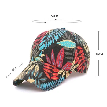 2021 Flori Frunze Sepci De Baseball New Fierbinte De Vânzare Pălării De Imprimare Pălării Pentru Bărbați, Femei, Sepci Snapback Hip Hop Os Pălării De Primăvară