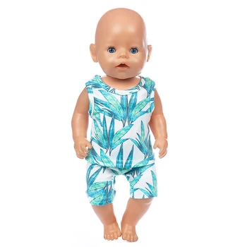 2021 Noi de Vara Costume de Haine Papusa se Potrivesc Pentru 18inch/43cm-a născut copilul haine Papusa reborn Papusa Accesorii