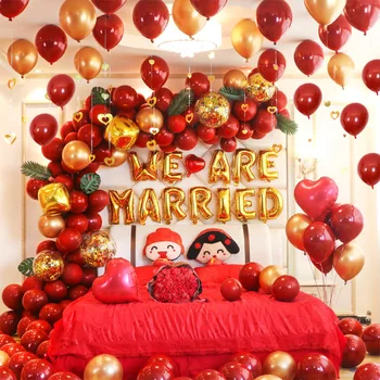 2021 Noi Nunta Balon Set pentru Aspect Cameră Decor Baloane Nunta Propunere Petrecere Festiv Balon Latex