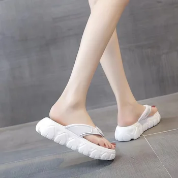 2021 Vara Femei Flip Flops Ușor, Confortabil Pantofi De Moda Doamnelor De Agrement Culoare Solidă Fund Gros Casual, Papuci