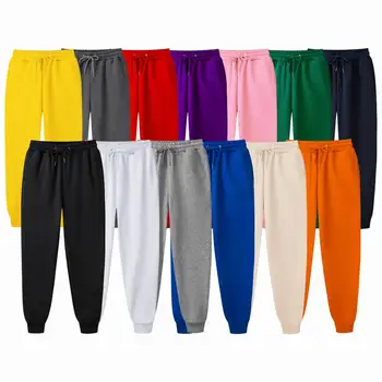 2021New Culoare Solidă Pantaloni Casual Barbati de Brand de Moda pentru Bărbați Cordon Plin Lungime Pantaloni Stil Harajuku Sălbatice Pantaloni Pantaloni sex Masculin