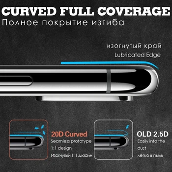 20D Sticla Full Cover Pentru iPhone 12 mini 11 Pro XS Max XR X 8 7 6 6S Plus SE 2020 SE2 Ecran Protector de Film Protector