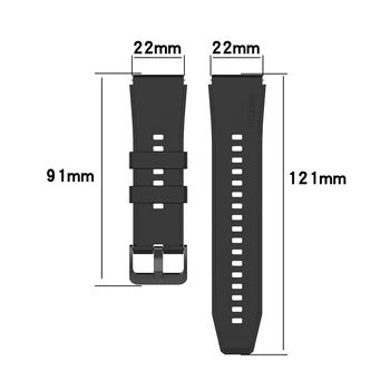 22mm Silicon Watchband pentru Huawei Watch GT2 Pro/Onoare Ceas GS Pro Trupa Ceas Curea Pentru Xiaomi Huami Amazfit GTR 2 GTR2