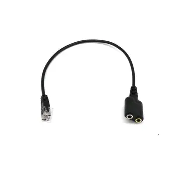 2x RJ9 Pentru 2 Port Feminin de 3,5 mm Jack căști Cablu Adaptor pentru Telefon setul cu Cască pentru a