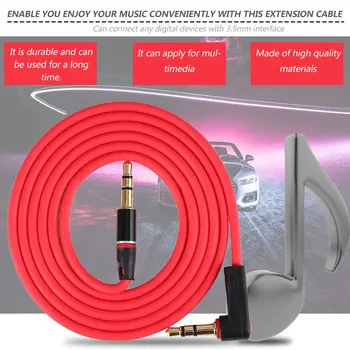3.5 mm 3 Pol Coaxial tată-Record Masina Aux Cablu Audio pentru Căști Conectați Cablul Non-Ecranat, Conector A/ B Jack