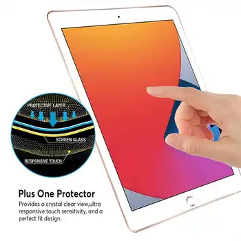 3 Buc Temperat Pahar Ecran Protector Pentru iPad 10.2 2020 8 a 8-a Generație 2019 7 7 9.7 2018 6 6-5 2017 4 3 2 Tablete de Sticlă