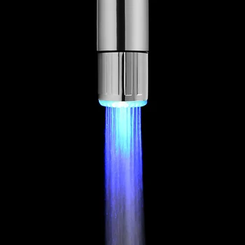 3-Culoare LED Robinet de Apă Duș Atingeți Schimbarea Senzorului de Temperatură a Apei de Robinet Creative Duză Cap de Duș cu Apă de la Robinet Bucătărie Acasă