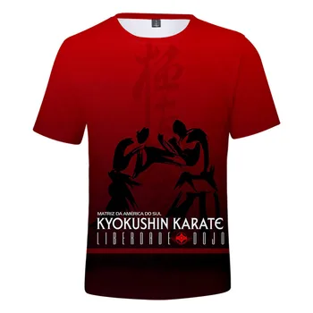 3 La 14 Ani Copii t shirt kyokushin Karate 3D Imprimate t-shirt Boys Fetele harajuku Maneca Scurta tricou topuri haine Copii