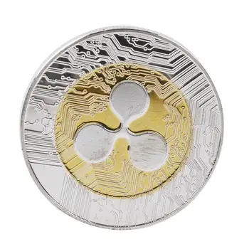 40*3mm Unda monedă comemorativă din aliaj de argint placat cu aur decor acasă colecție cadou comemorative moneda mexic