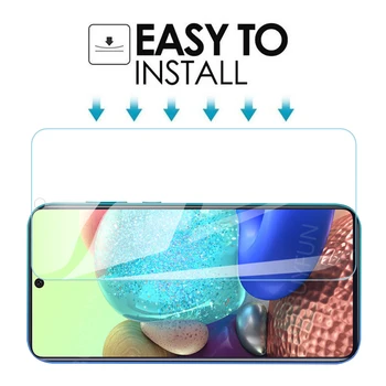 4BUC Sticla securizata Pentru Samsung Galaxy A71 A51 5G Complet Capacul de Protecție Samsun 51 71 Film Transparent Temperat Glas HD Clare 9H