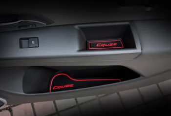 5 culori pentru Ușa de la Mașină Groove Mat pentru Chevrolet Cruze 2009-Accesorii Anti-alunecare Cupa Mat Cauciuc Covoare Slot Gaura Pad Interior