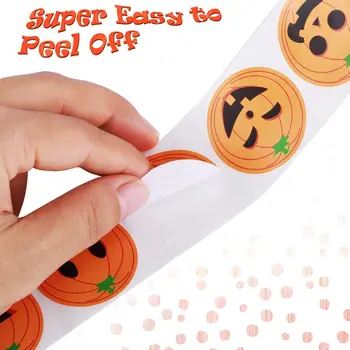 50-500pcs Halloween Fericit pentru Copii Animal de Jucărie Multumesc Decor Autocolant Eticheta de 1 inch