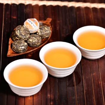 50pcs Ceai Pu ' er 8 Arome Diferite 2020 Mini Yunnan Pu-erh Ceai Chinezesc Ceai Pu-erh ceai, cu Punga de Cadou