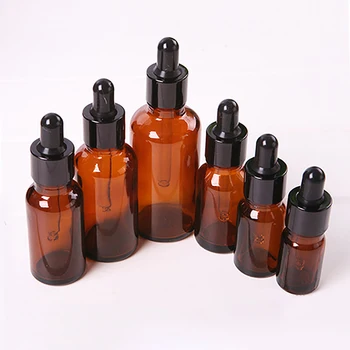 5ml-100ml Mini Amber Pahar de Lichid Reactiv Pipetați Sticla Picurător de Ochi Gol