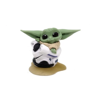 5pcs/sac la 4-6cm Hasbro Yoda Copilul de Acțiune Figura Jucării Yoda Figura Jucării Master Yoda Figuras Păpuși Jucărie Decor Papusa Jucărie