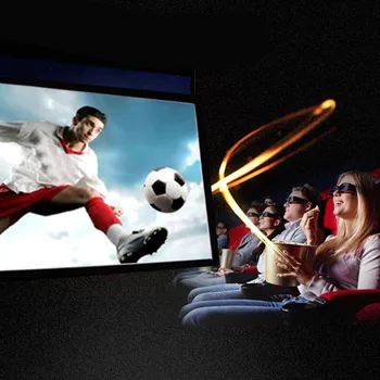 60inch Ecran de Proiectie Portabil Material textil Pliabil 3D HD Pentru Home Theater Afara