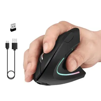 80% Off 2.4 GHz Ergonomic Vertical cu Fir Mouse-ul fără Fir Mouse Optic Wireless Bluetooth Mouse-ul Pentru Desktop PC Laptop Gaming Mouse
