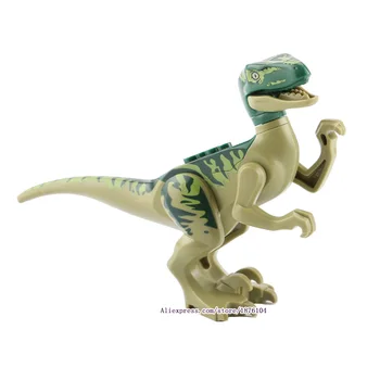 8Pcs Lumea Jurassic Parc de Dinozauri Blocuri Mini Dinozaur Tyrannosaurus Cifre Cărămizi Set pentru Copii Jucarii Pentru Copii