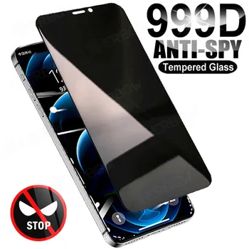 999D Anti Spy Sticla Temperata Pentru iPhone 12 Mini 11 Pro Max Confidențialitate Ecran protector pentru iPhone X XR XS Max 6 7 8 Plus SE Film de Sticlă