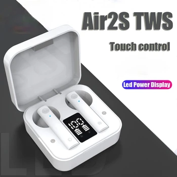 Air2S TWS Bluetooth 5.0 Căști de Anulare a Zgomotului fone set de Căști Cu Microfon Handsfree Wireless Pavilioane Pentru Xiaomi IOS iPhone