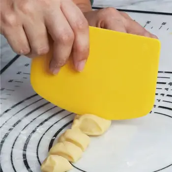 Aluat Tort Cutter Slicer Spatula pentru Tort Crema Racleta sub formă de Pastă Freze Racleta Neregulate Dinți Marginea DIY Instrumente de Bucatarie