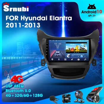 Android 10.0 2 Din Masina Stereo audio Radio pentru Hyundai Elantra 2011-2013 Video Multimedia cu Ecran Tactil Player 4G Wifi Vorbitor MP5