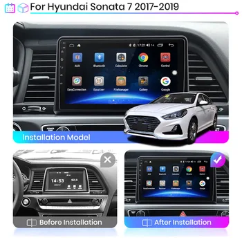 Android 4G LTE 10.1 Pentru Hyundai Sonata 7 DACĂ 2017 2018 2019 Radio Auto Multimedia Player Video de Navigare GPS RDS nu dvd