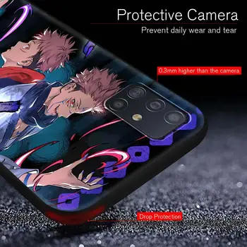 Anime Jujutsu Kaisen Yuji Itadori Fushiguro Megumi Caz Pentru Samsung Galaxy A51 A71 A21s A31 M31 A12 A41 A11 A42 5G M51 Fundas