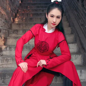 Antic Chinez Costum Dinastiei Tang Etnice Maneca Lunga Hanfu Dans Popular Roba Tradițională Chineză De Performanță Etapă Tinuta