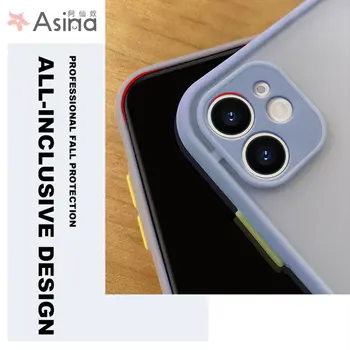 ASINA Transparent Cazul în care Telefonul Pentru iPhone 11 12 Pro Max Greu PC-ul de Desene animate Huse Pentru iPhone 7 8 Plus Xs Xr SE2020 Caz Acoperire Funda