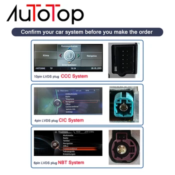 AUTOTOP BMW F30 Android 10 Multimedia Auto Radio cu GPS pentru BMW F30/F31/F34/F32/F33/F36 NBT 2011-2017 NBT Apple Carplay 4G LTE