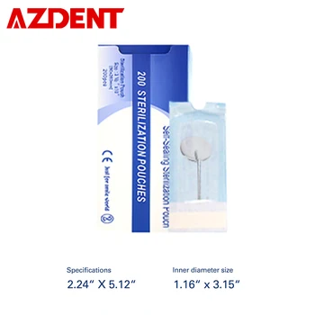 AZDENT 200pcs/cutie Auto de Etanșare Sterilizare Pungi de Unică folosință Dentare Instrument Medical Clasa Hârtie 57*130mm