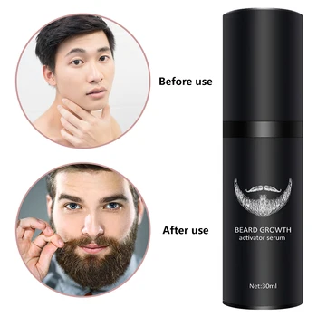 Barba Ser de Creștere - Creșterea Părului Ulei pentru Bărbați Faciale Supliment de Păr mai Gros și mai pline Mustață Cultivator Cadou Perfect pentru Barbati