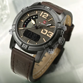 Brand de Top NAVIFORCE de Lux pentru Barbati Digital Cuarț Ceasuri Sport Militare ceas de mână de sex Masculin Casual Ceas Ceasuri Relogio Masculino