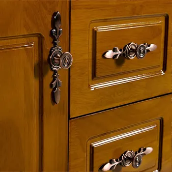 Bronz antic Cabinet Maner si Buton din Metal Mâner Sertar Vintage Kitchen Cabinet Maner si Buton de Mobilier Ocupa de Hardware