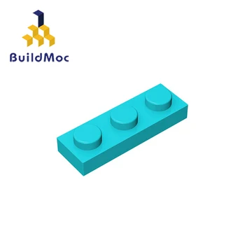 BuildMOC Compatibil Asamblează Particule 3623 Placa 1x3 Pentru Construirea de Blocuri Părți DIY poveste de Educație
