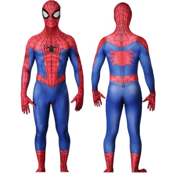 Bărbați/Femei/Copii Peter Parker Cosplay Costum Zentai Halloween Costum De Super-Erou Costum Salopeta, Costume De Baie