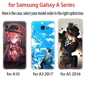 Caz moale Pentru Samsung Galaxy A80 A90 A8 A6 Plus A5 A3 A7 2018 2017 2016 A50 A30 A40 A70 A10 A2 CORE Anime Câini Vagabonzi Dazai Osamu