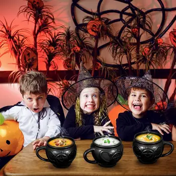 Cazan Cana Unic De Halloween Cana De Cafea Vrăjitoare Cadou Ceramica Ceașcă De Ceai Pentru Petreceri De Halloween Festival Negru