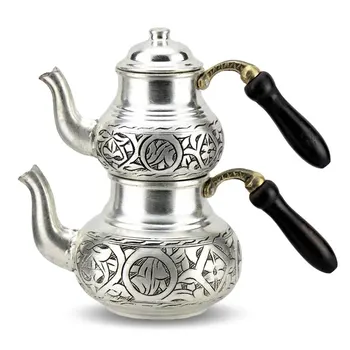 Ceai turcesc Oală de Cupru ceainic turcesc din Cupru Vintage Ceainic ceainic turcesc Ceainic Bucătărie Decor Crescut Ceainic GRATUIT SHIPPIN